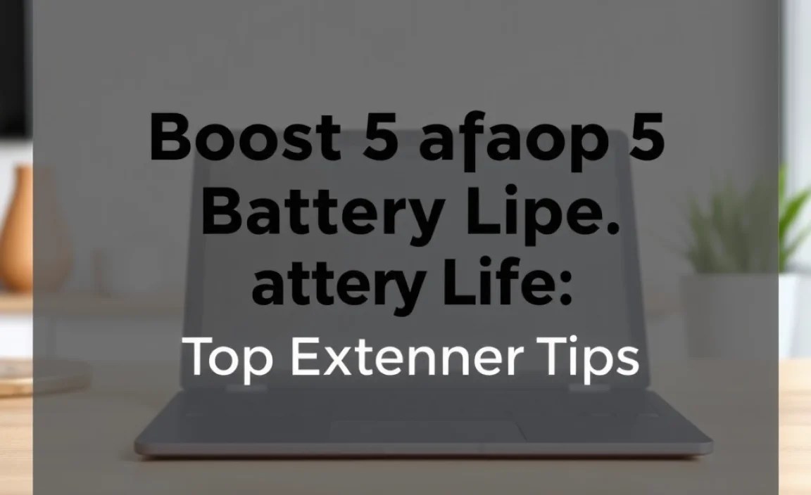 Surface Laptop 5 Power Saving Tips