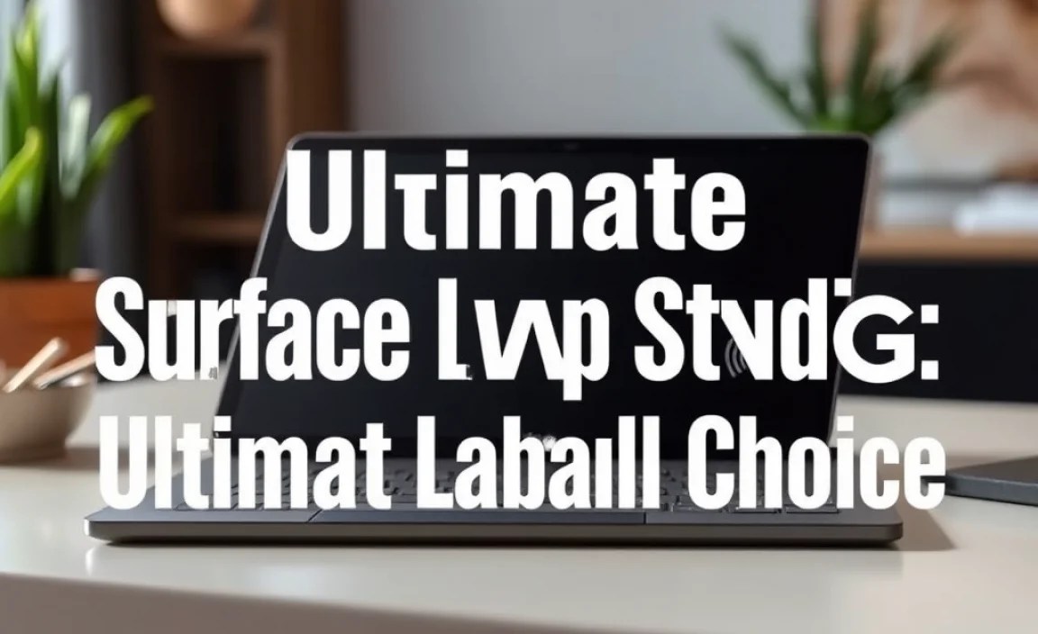 Surface Laptop Studio: Ultimate Drawing Tablet Choice