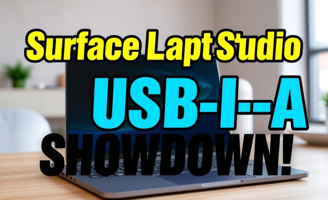 Surface Laptop Studio: USB-C vs USB-A Showdown!