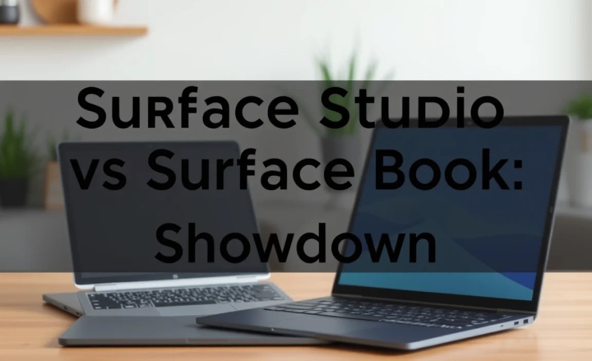 Surface Laptop Studio vs. Surface Book: Ultimate Showdown