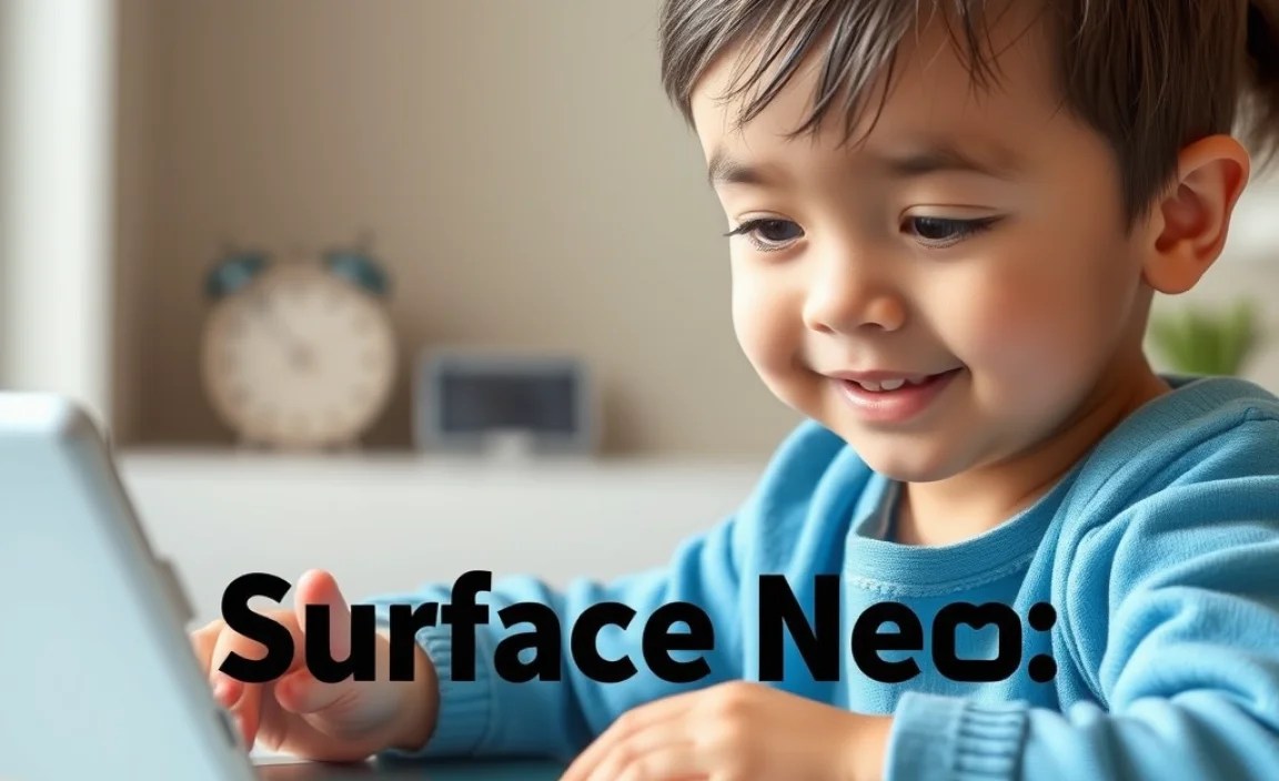Surface Neo Kids: Ultimate Learning & Fun Device!
