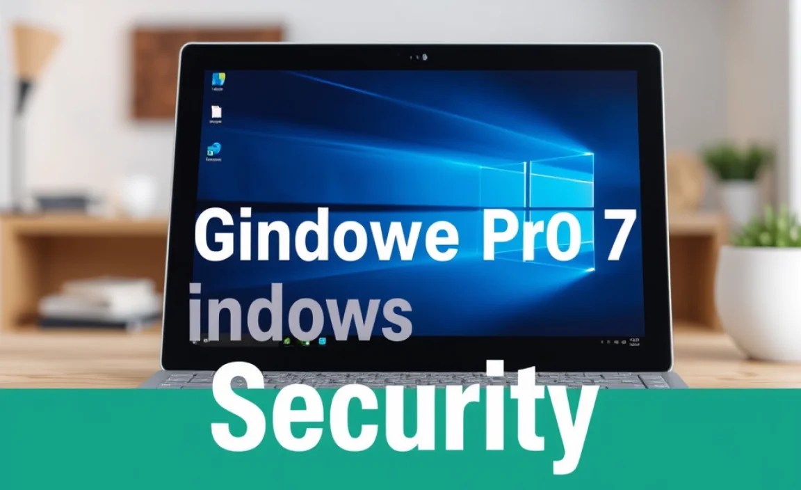 Surface Pro 7 Windows Tablet Security: Proven Essential