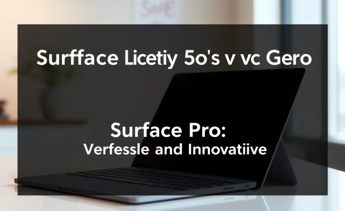 Surface Pro: Versatile and Innovative