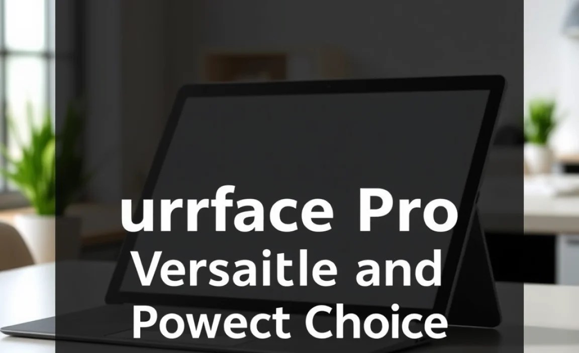 Surface Pro: Versatile and Powerful