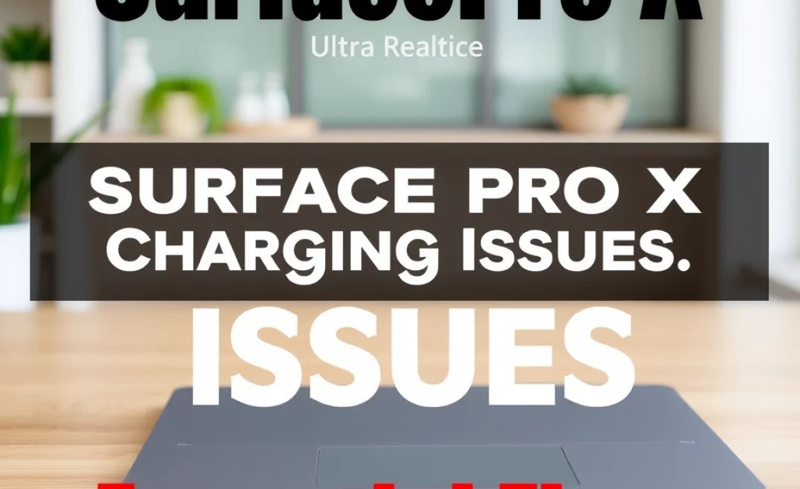 Surface Pro X Charging Issues: Essential Fixes