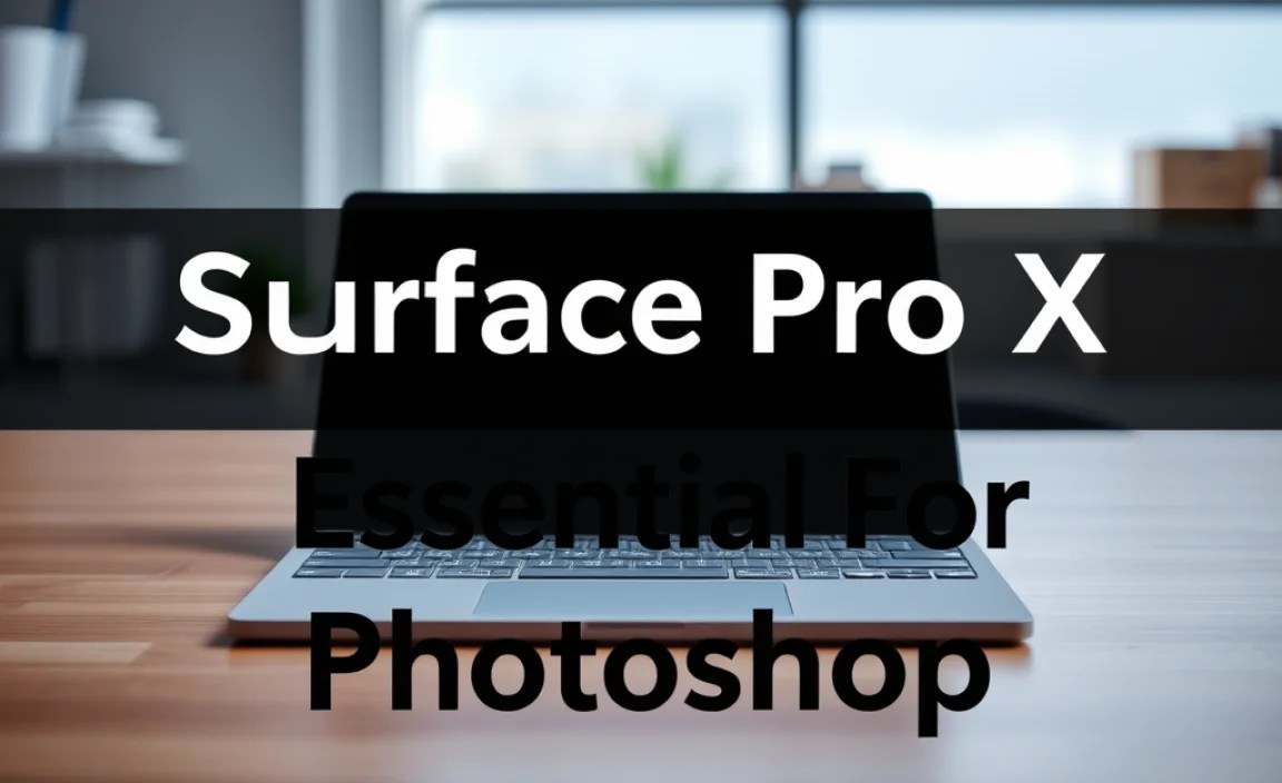 Surface Pro X: Essential For Photoshop
