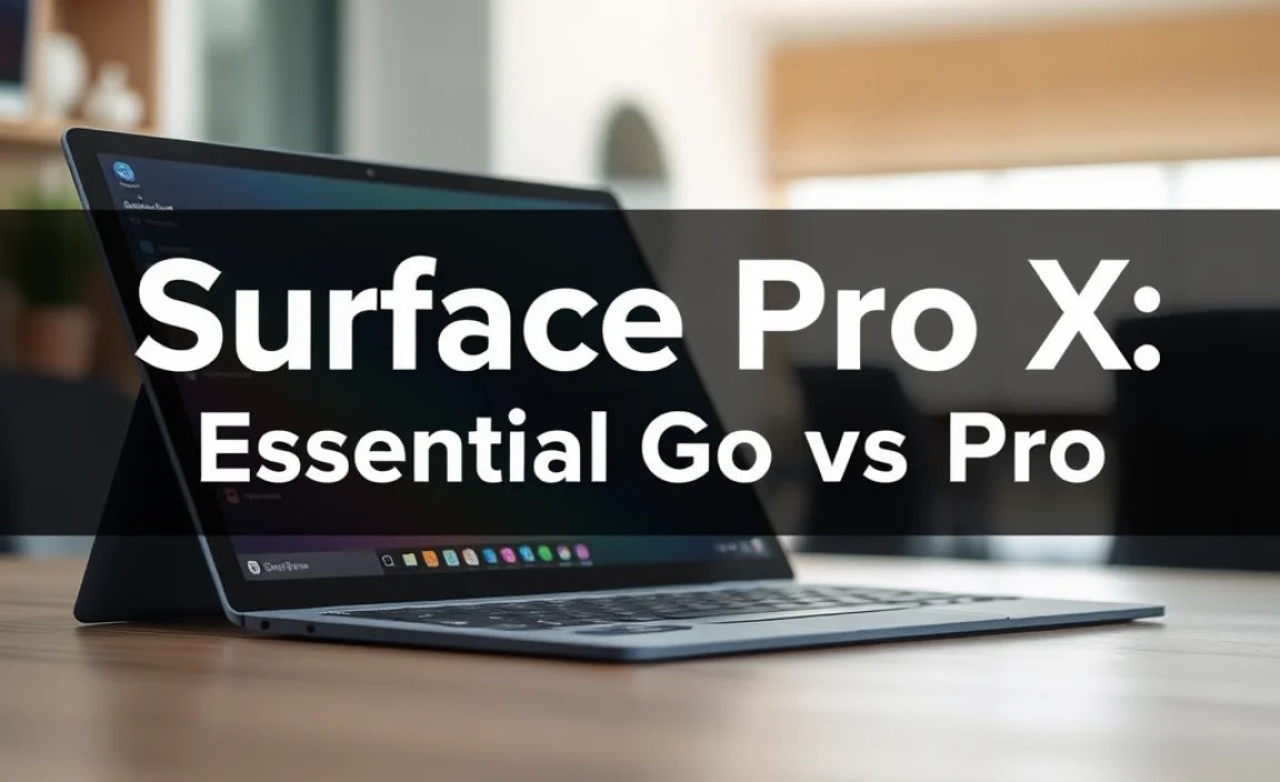 Surface Pro X: Essential Go vs Pro Guide