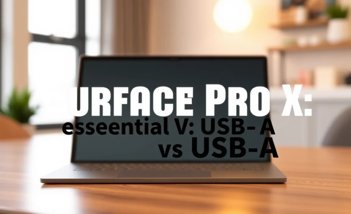 Surface Pro X: Essential USB-C vs USB-A