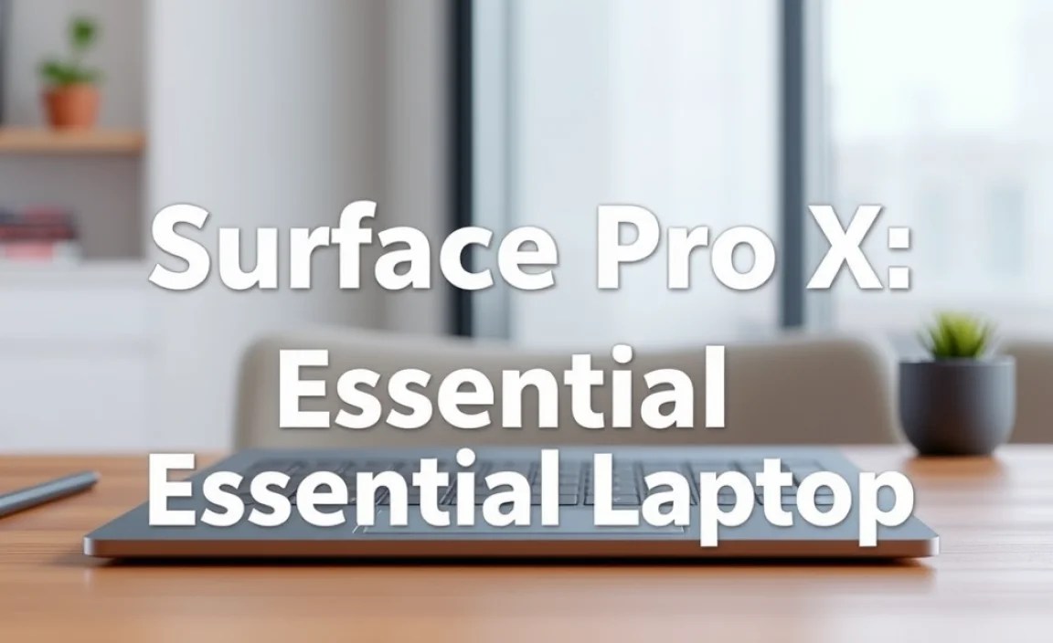 Surface Pro X: Genius Vs. Essential Laptop