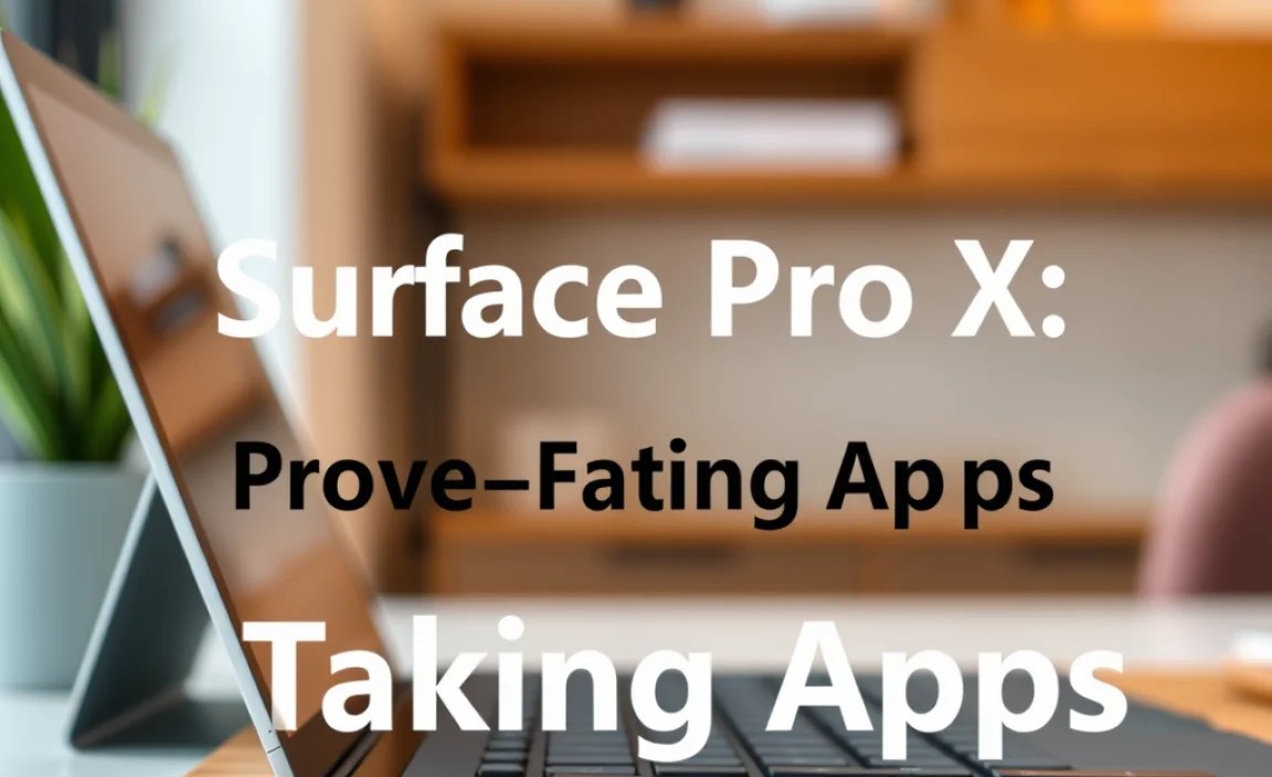 Surface Pro X: Proven Note-Taking Apps