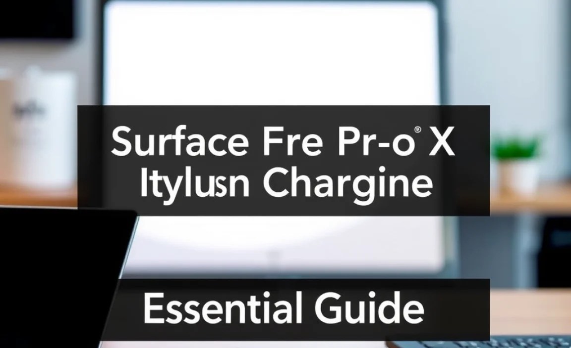 Surface Pro X Stylus Charging: Essential Guide