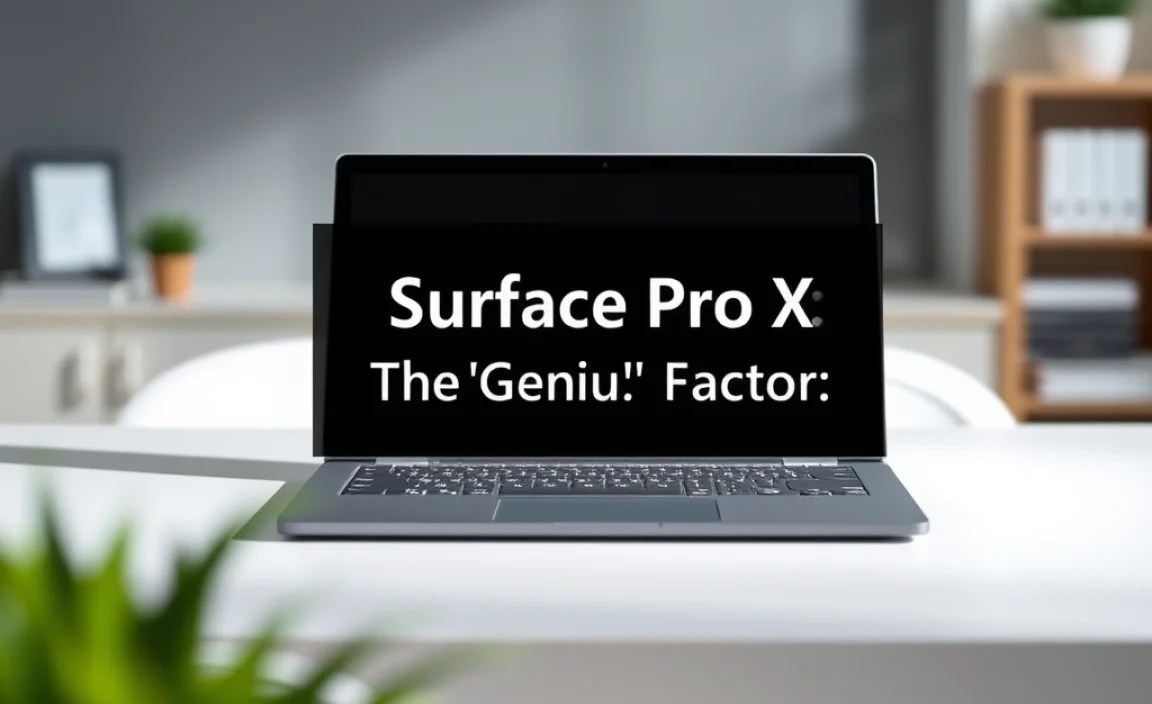Surface Pro X: The “Genius” Factor