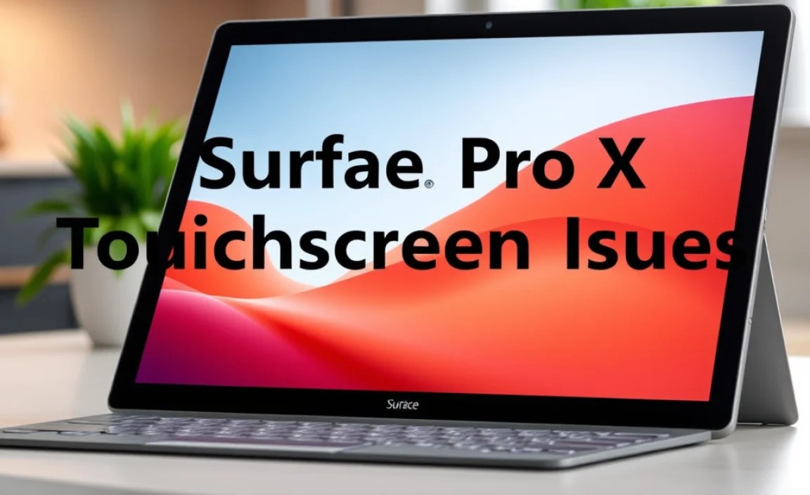 Surface Pro X Touchscreen Issues: Essential Fixes