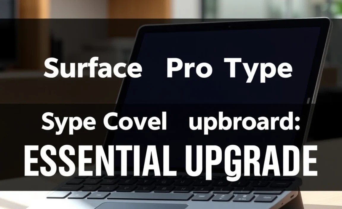 Surface Pro X Type Cover Keyboard: Essential Upgrade