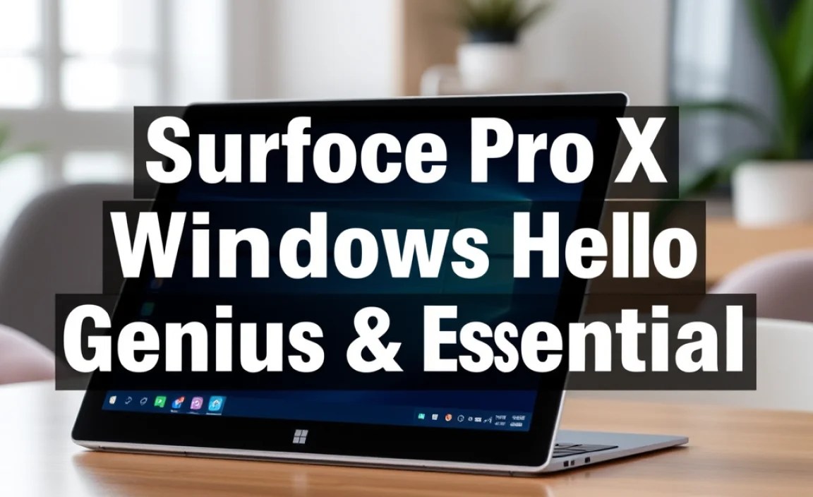 Surface Pro X Windows Hello Setup: Genius & Essential