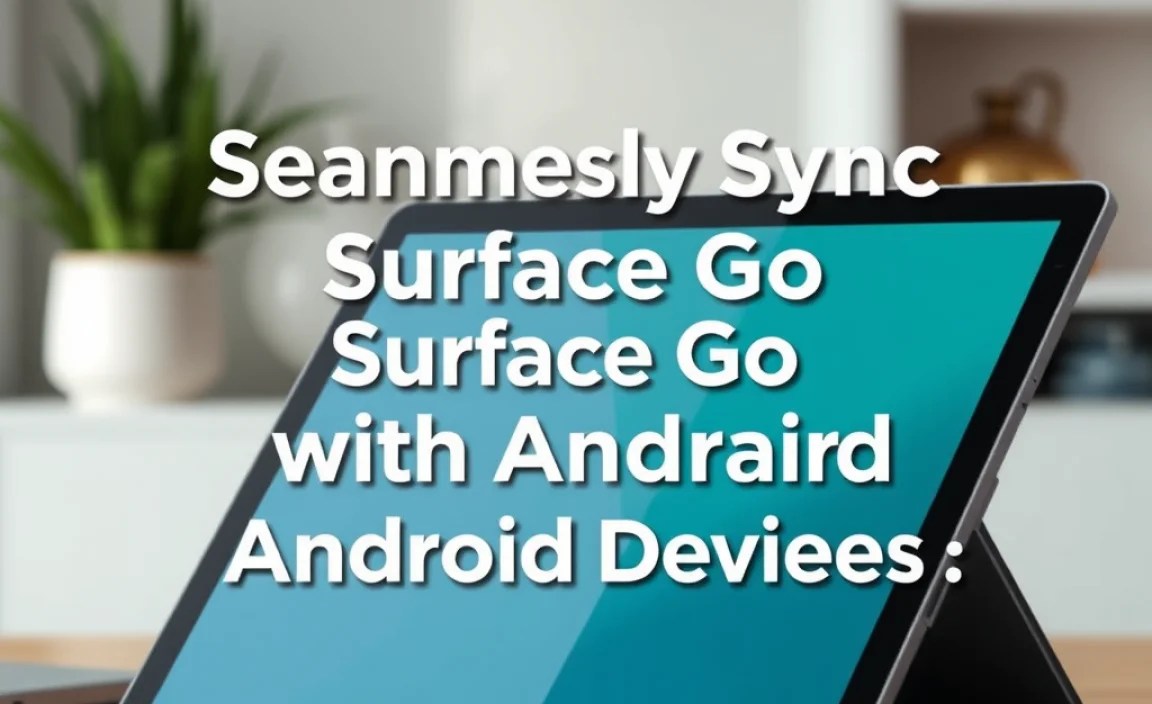 Syncing Apps for Surface Go and Android