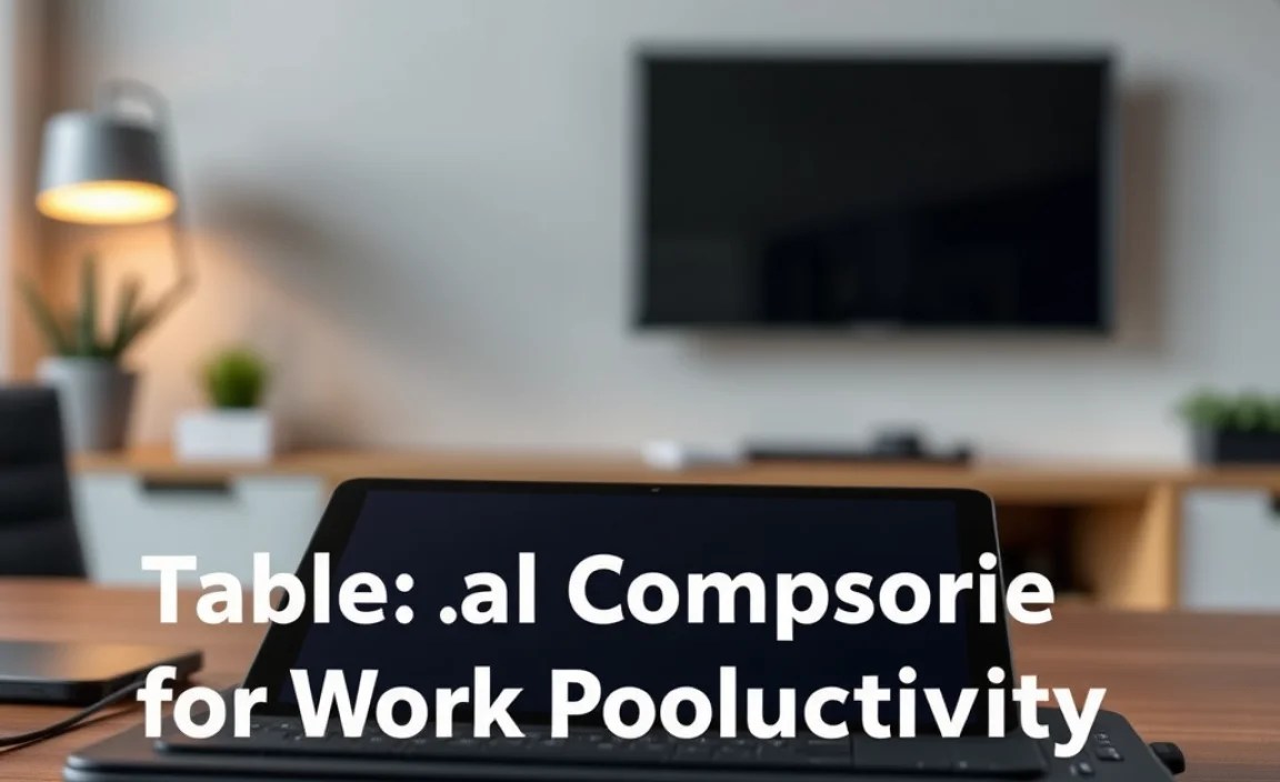 Table: Accessory Comparison for Work Productivity