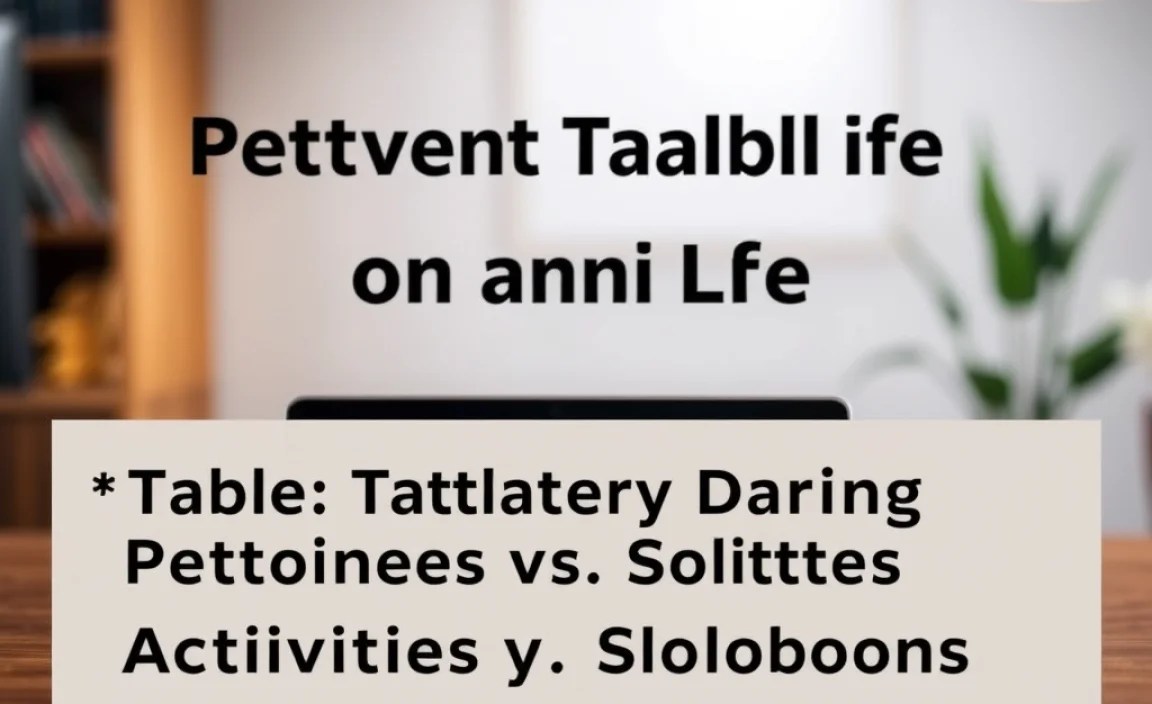 Table: Common Battery Draining Activities vs. Solutons