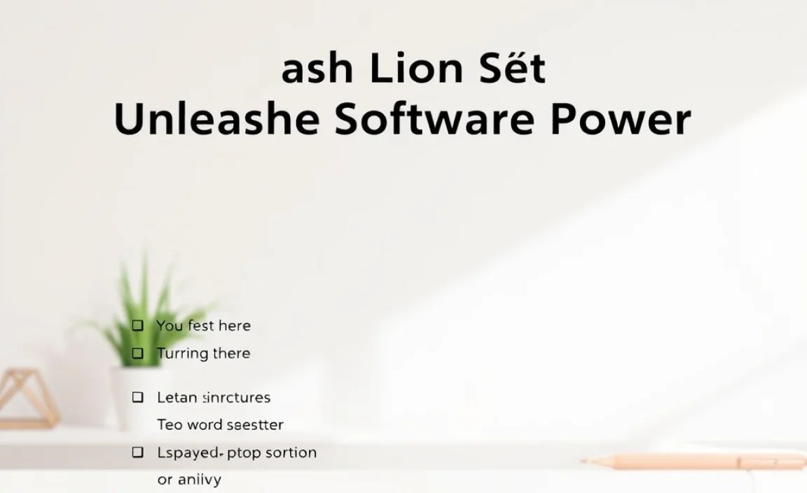 Table of Key Features