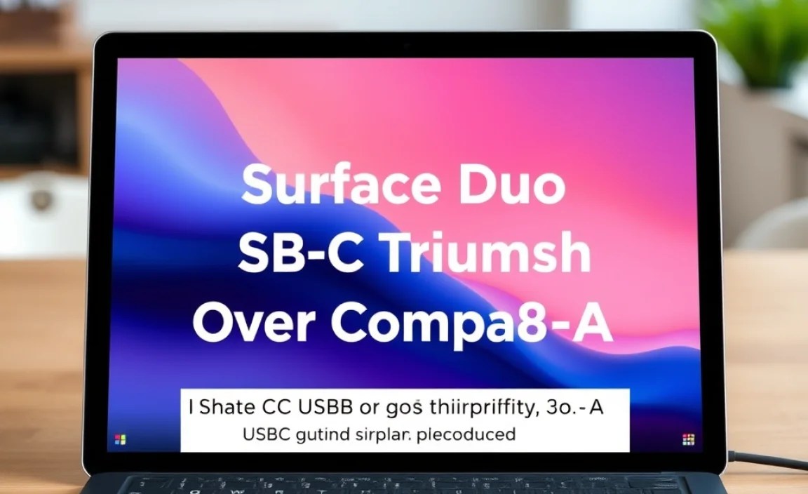 Table: USB-C vs USB-A Quick Comparison