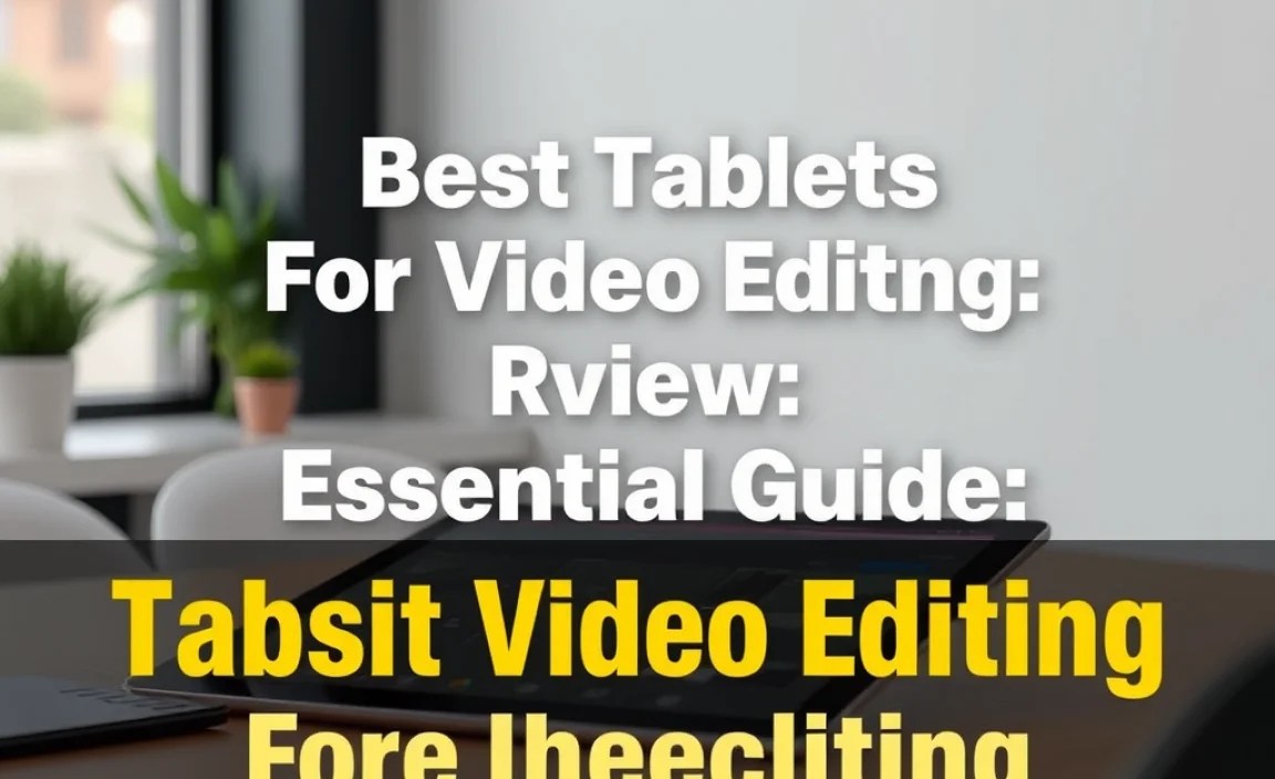 Tablet Video Editing Workflow Tips