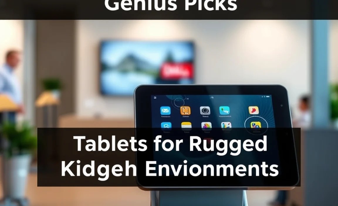 Tablets for Rugged Kiosk Environments