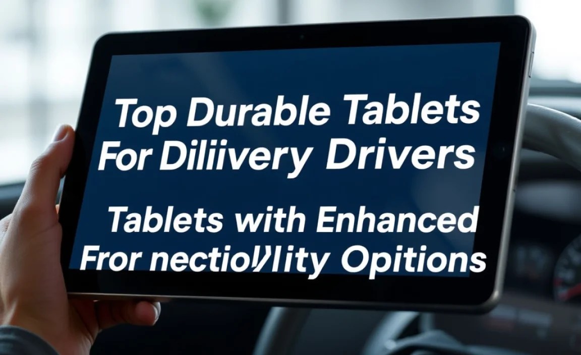 Tablets with Enhanced Connectivity Options