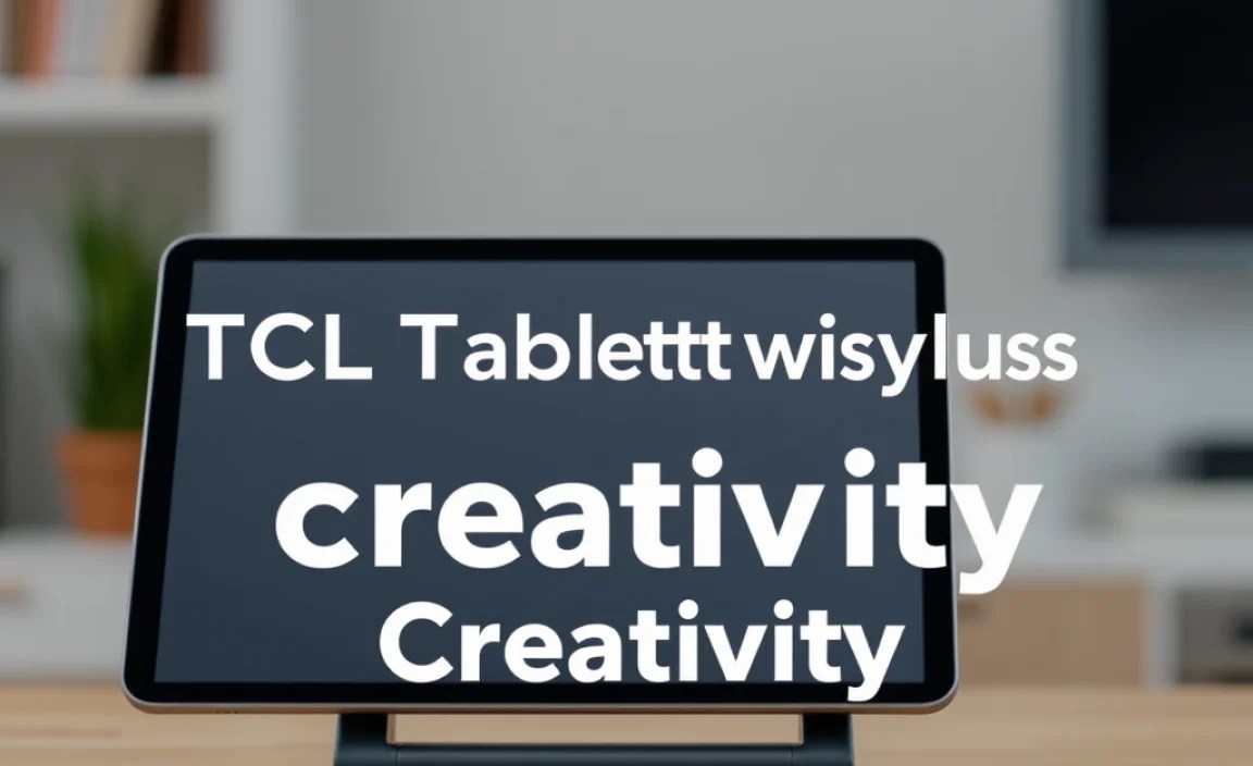 TCL Tablet with Stylus: Revolutionizing Creativity