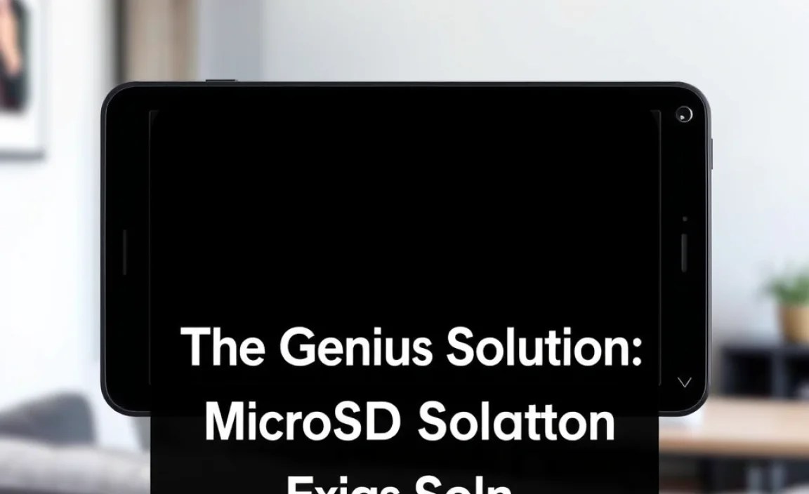 The Genius Solution: MicroSD Card Expansion