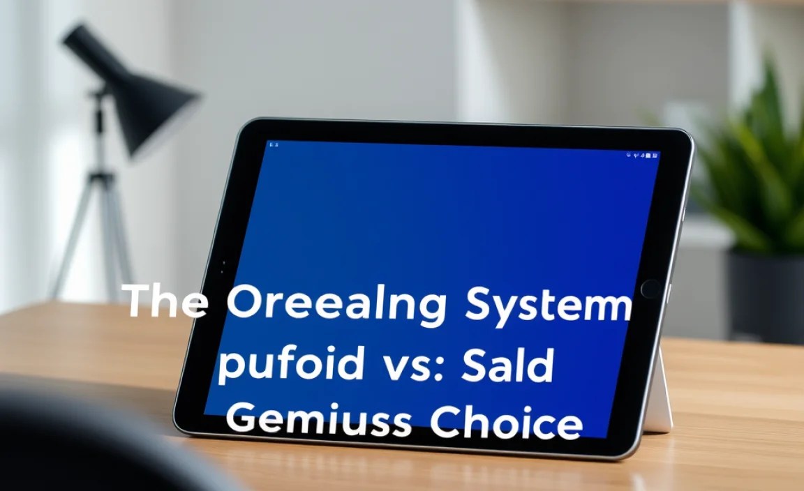 The Operating System Choice: Android vs. iPadOS vs. Windows