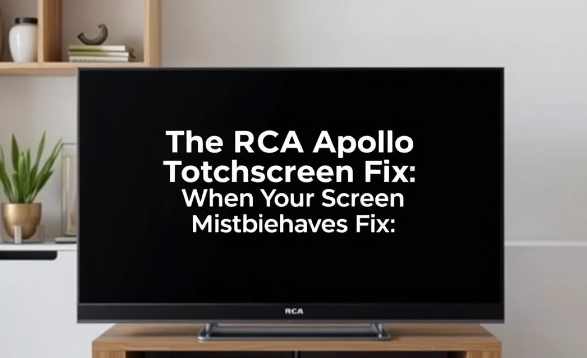 The RCA Apollo Touchscreen Fix: When the Screen Misbehaves