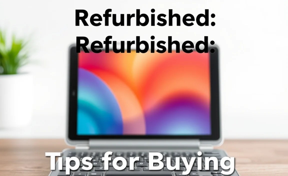 Tips for Buying Refurbished Tech