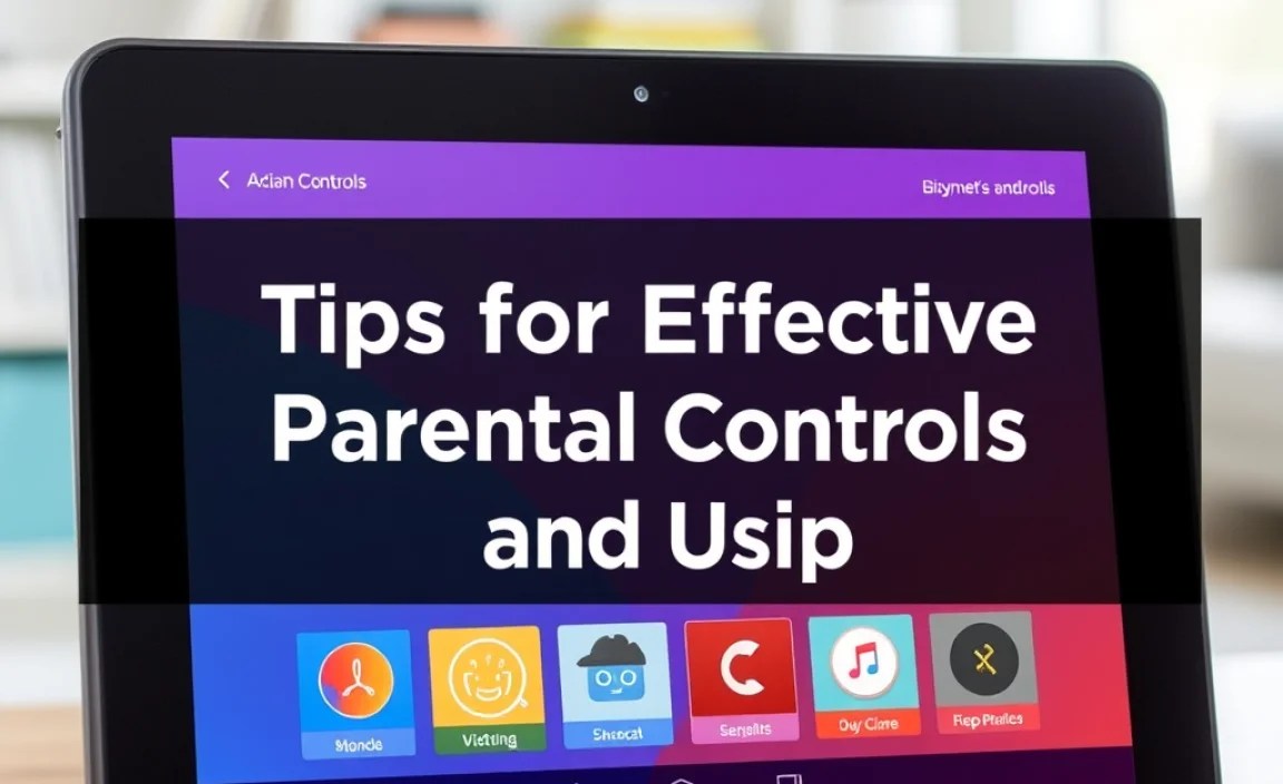 Tips for Effective Parental Controls and Use