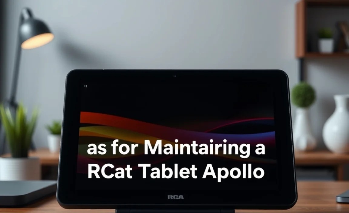 Tips for Maintaining a Fast RCA Tablet Apollo