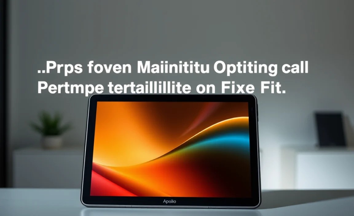 Tips for Maintaining Optimal Performance on Your RCA Tablet Apollo