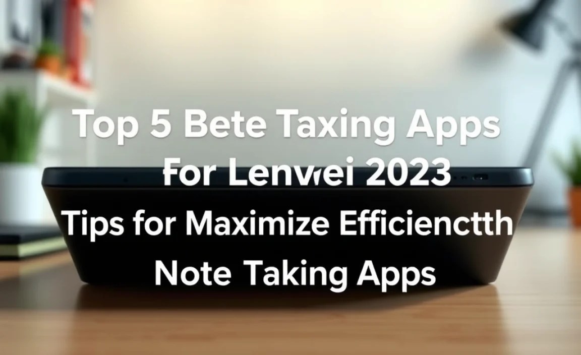 Tips for Maximizing Efficiency with Note Taking Apps