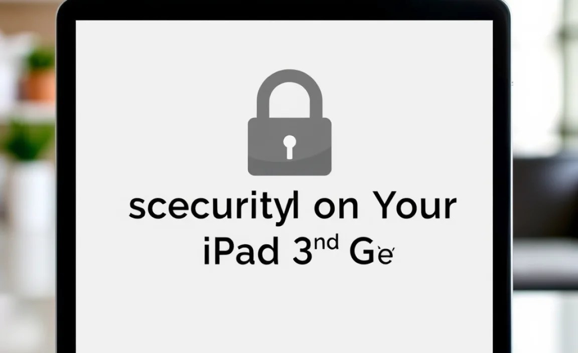 Tips for Maximizing Security on Your iPad 3rd Gen