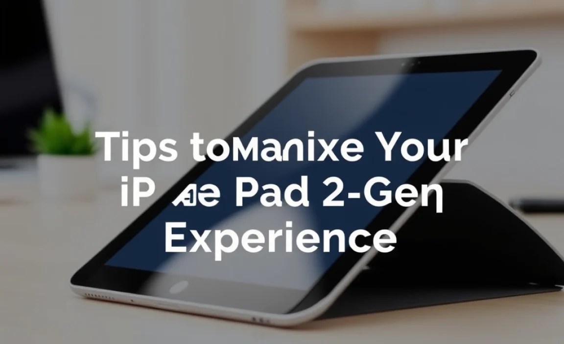 Tips for Maximizing Your iPad 2nd Gen Experience