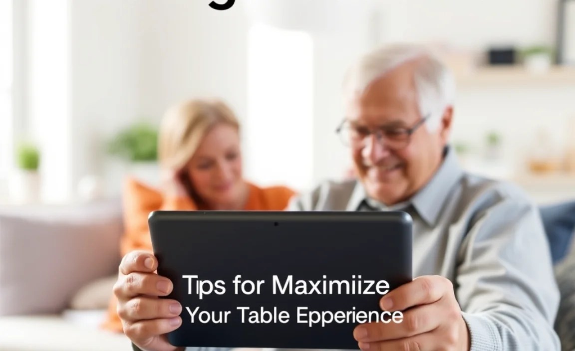Tips for Maximizing Your Tablet Experience