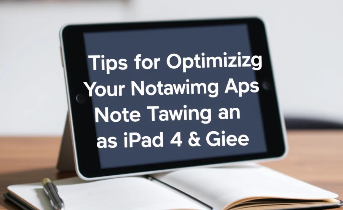 Tips for Optimizing Your Note Taking on an iPad 4th Gen