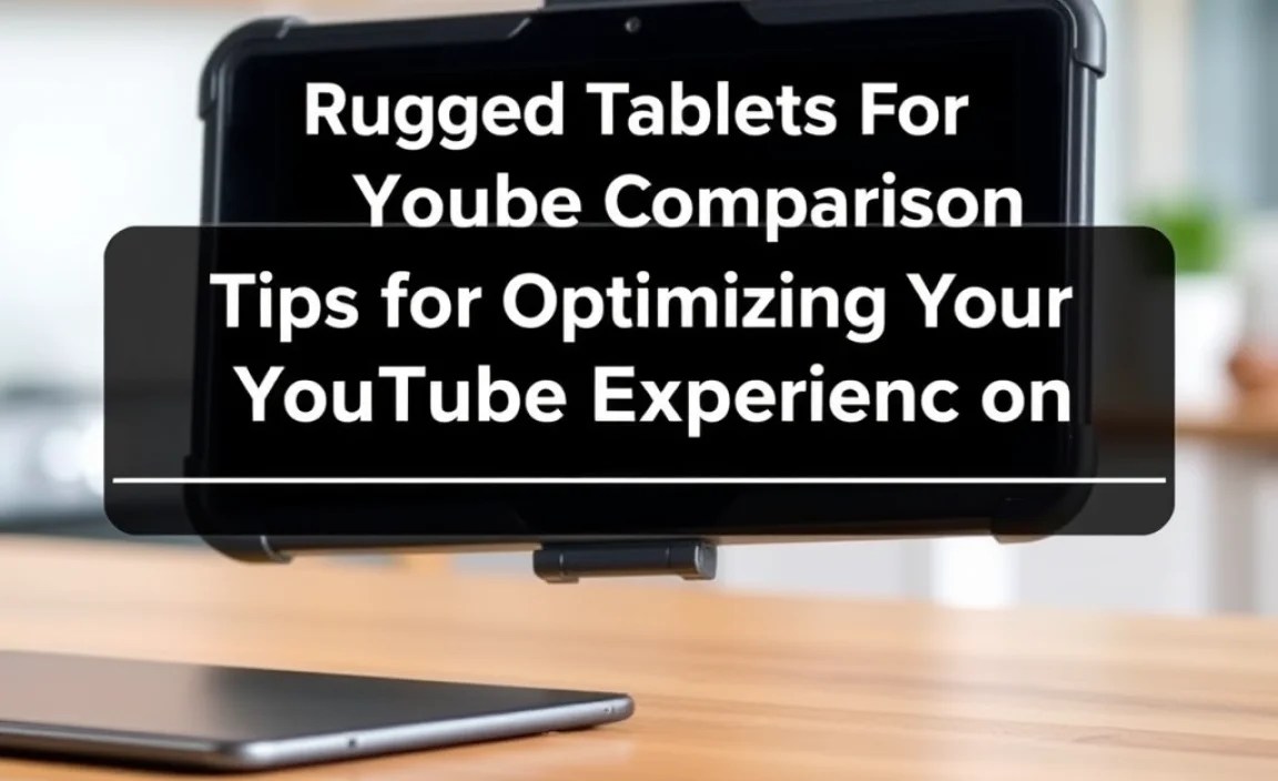 Tips for Optimizing Your YouTube Experience on a Rugged Tablet