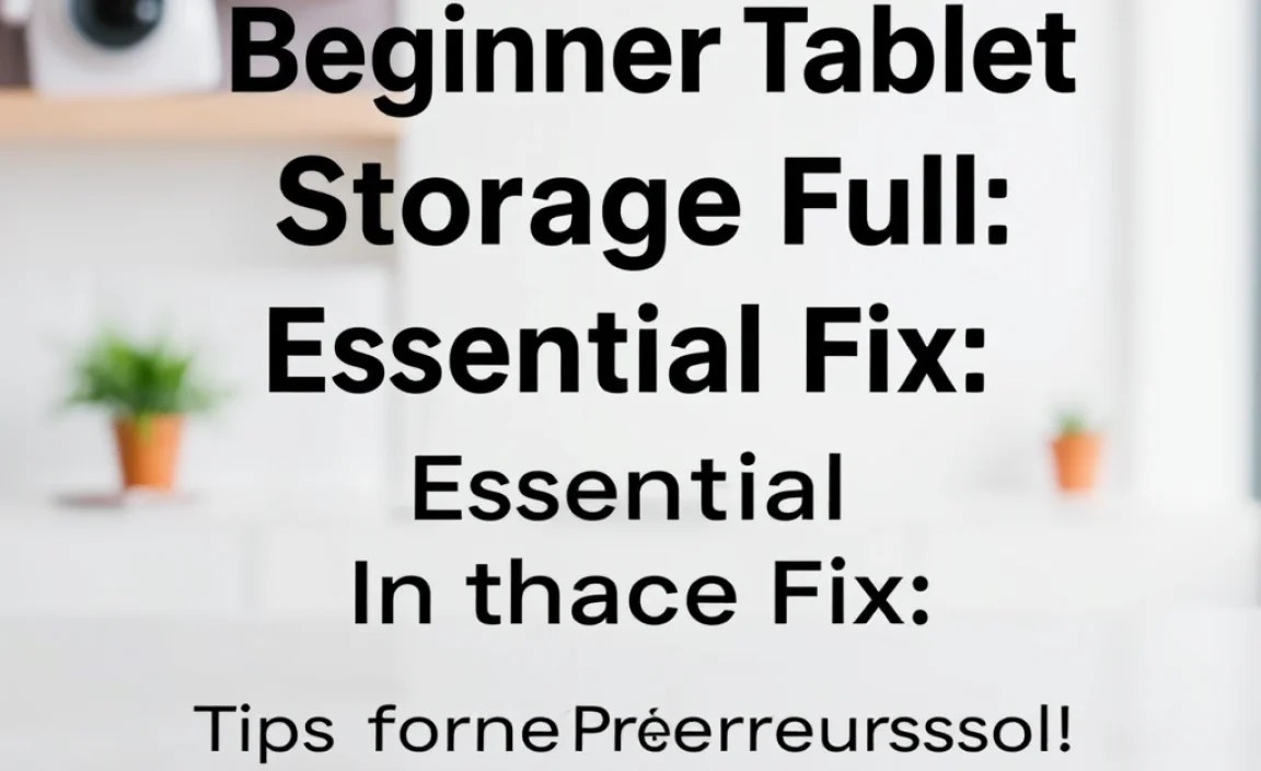 Tips for Preventing Storage Full Issues in the Future