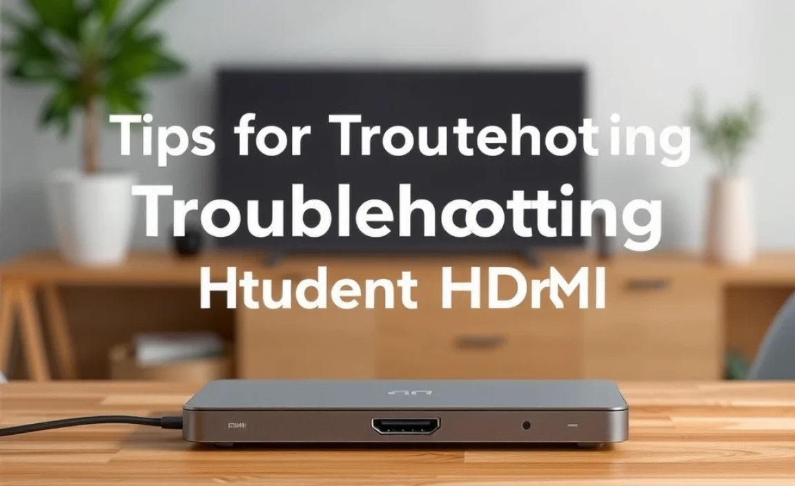 Tips for Troubleshooting Common HDMI Issues