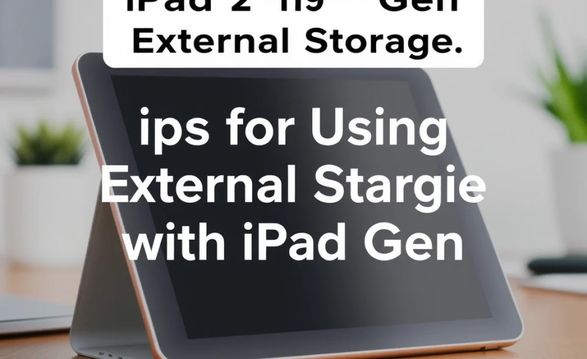 Tips for Using External Storage with iPad 2nd Gen