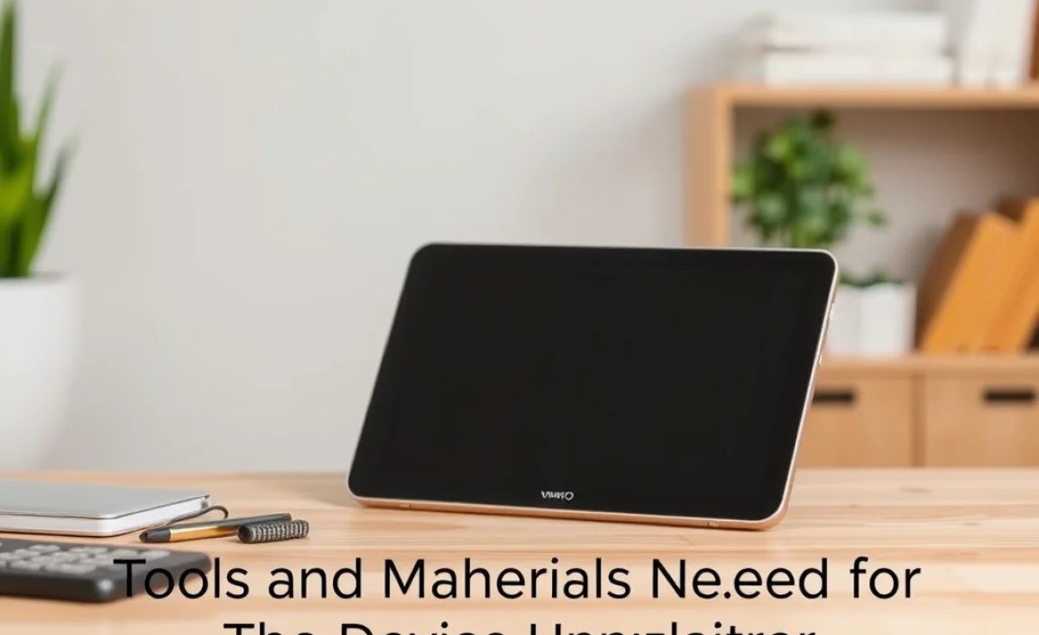 Tools and Materials Needed for Repairs