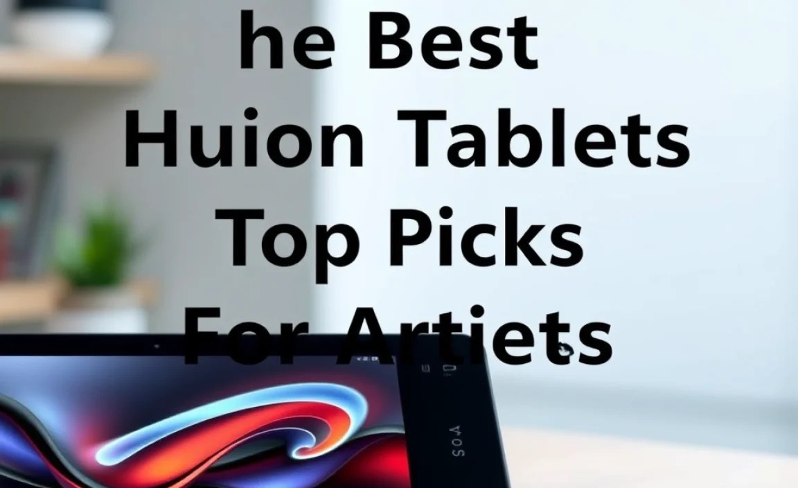 Top 5 Huion Tablets for Different Needs