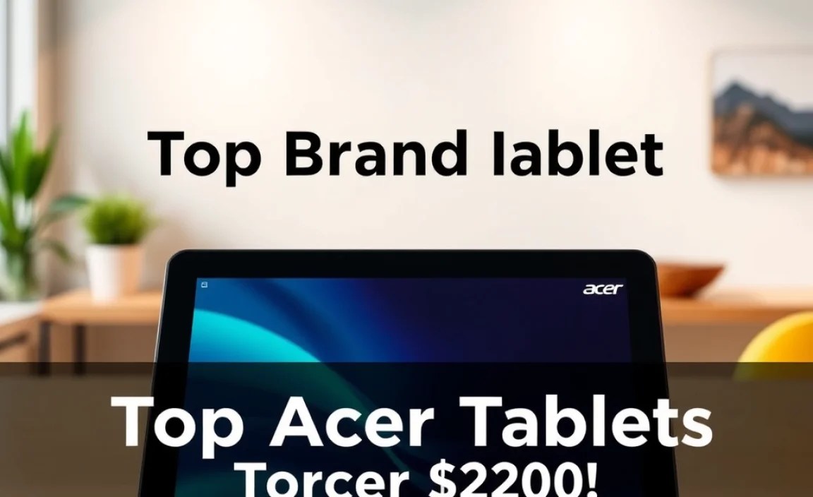 Top Acer Tablets Under $200