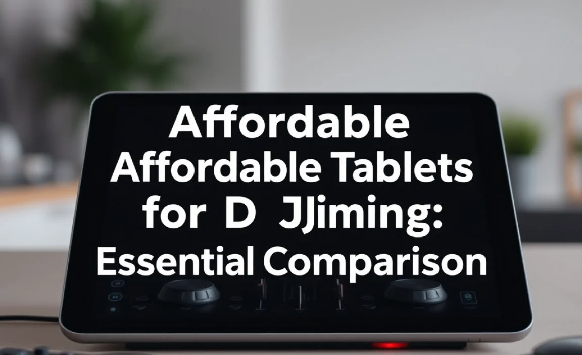 Top Affordable Tablets for DJing: Essential Comparison