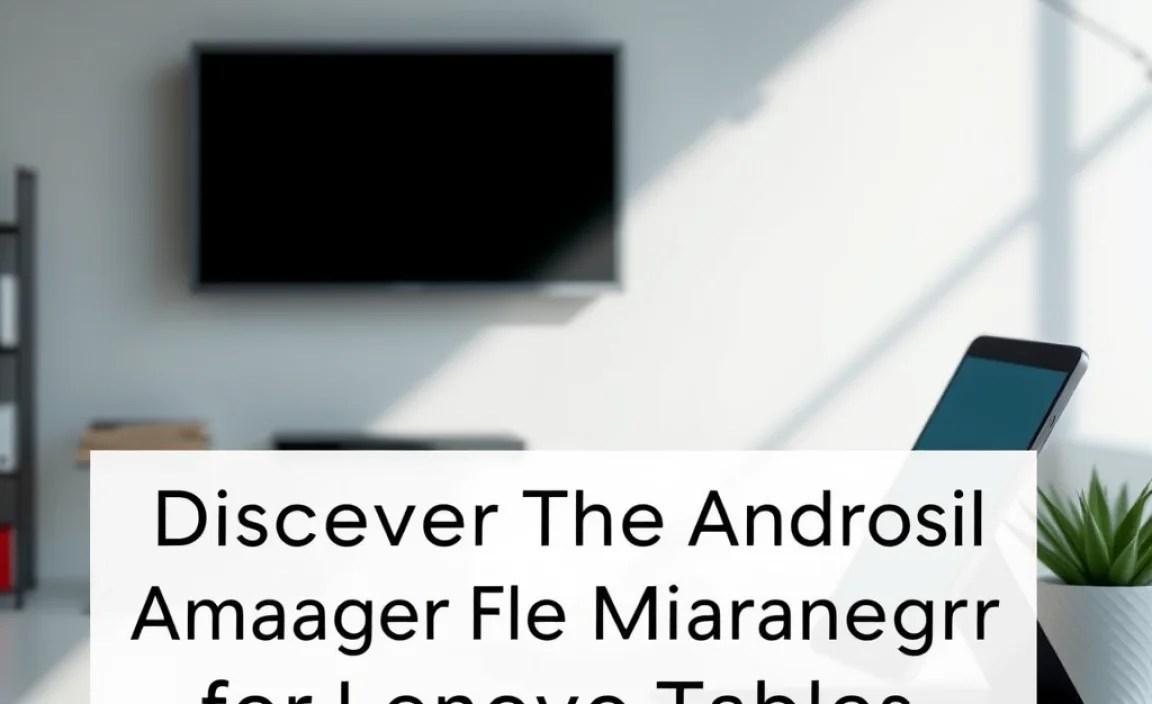 Top Android File Managers for Lenovo Tablets