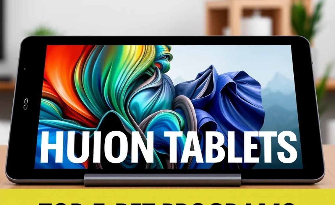 Top Art Programs for Huion Tablets